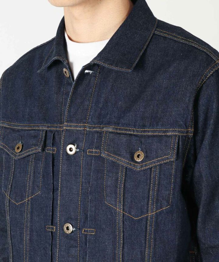 JBGJ1004 12.5oz Type 4th Denim Jacket,INDIGO, medium image number 5