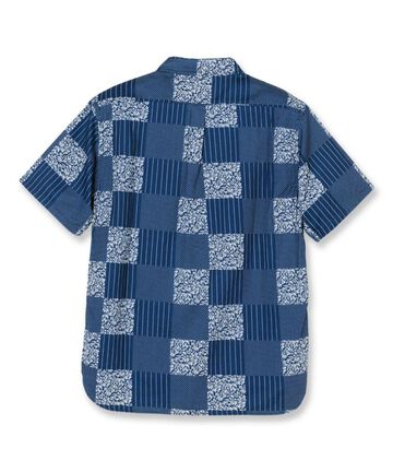 06-082 Patchwork Discharge, short-sleeved shirt,, small image number 1