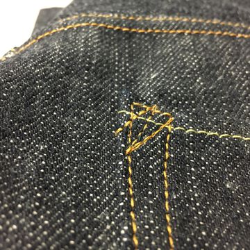 ONI-922HM-NXX 17oz "Hand-Sewn" High Rise Relax Tapered New XX Low Tension Slub Denim,, small image number 2