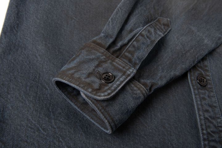 D5745 12oz KASANE NO IROME Denim Shirt,KUROBENI, medium image number 6