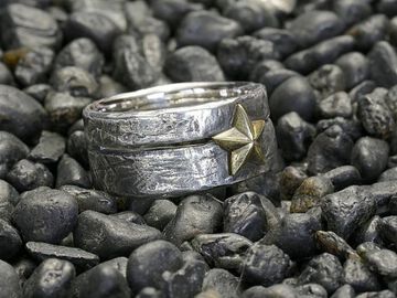 HYAS-270 Brass Star Double Ring,, small image number 1