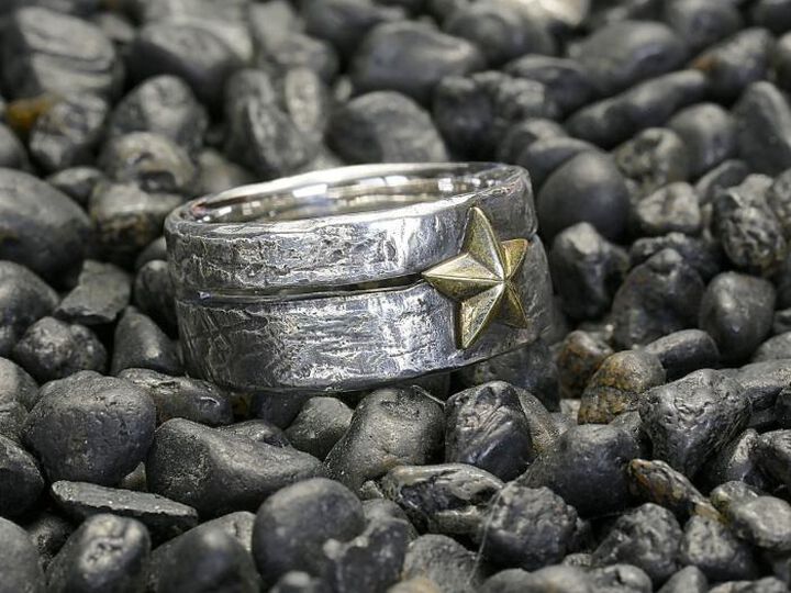 HYAS-270 Brass Star Double Ring,, medium image number 1