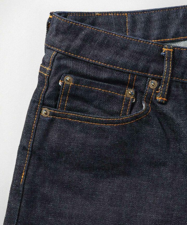 J401 14.8oz American Cotton Vintage Selvedge Classic Straight (One washed),, medium image number 4