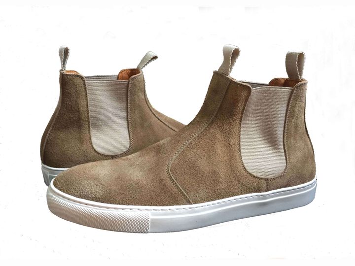 8223167 "ALBERT" SIDE GORE BOOTS (BEIGE),, medium