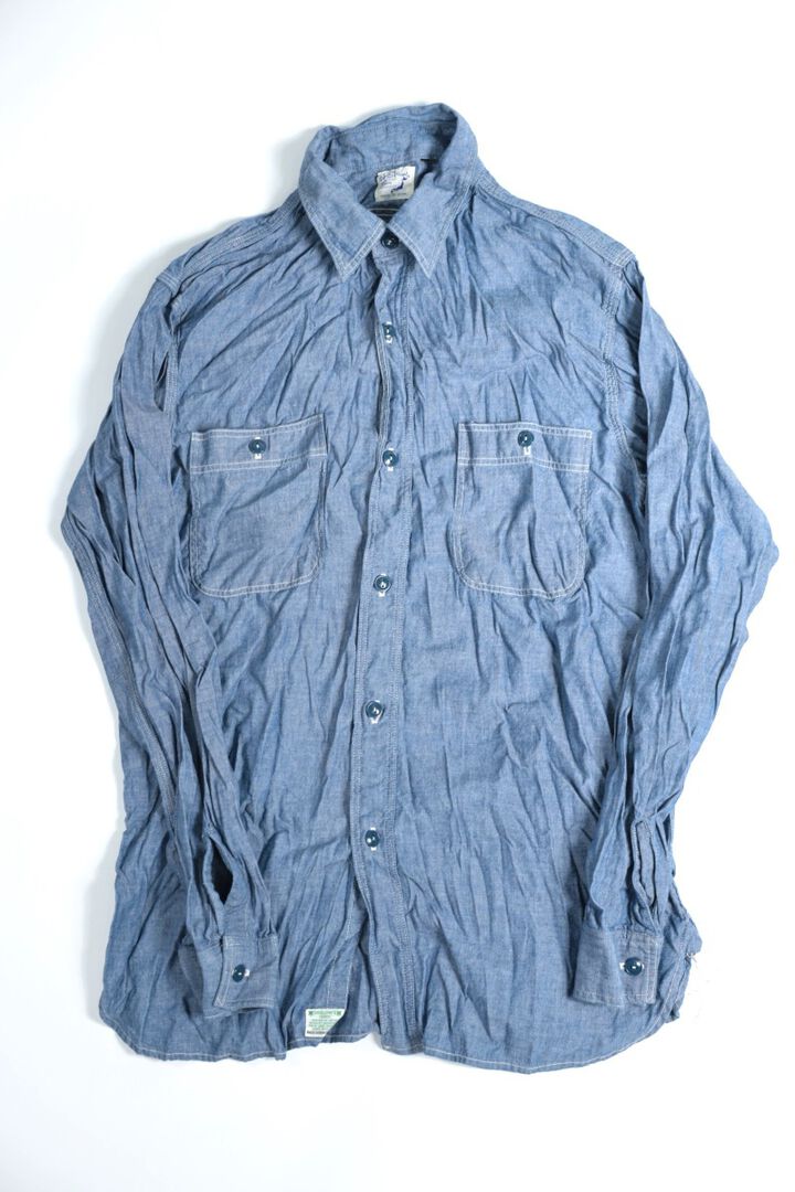 01-8070-84 CHAMBRAY WORK SHIRT,, medium image number 1
