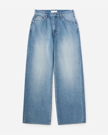 JMJA0900 (M01) 9oz Light Loose Jeans Medium Indigo,, small image number 4