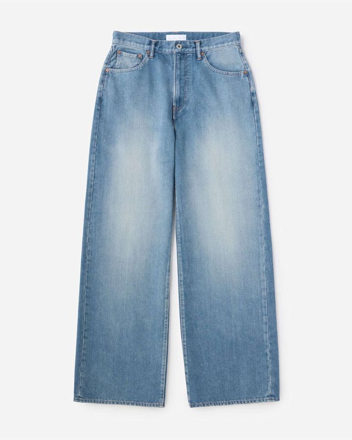 JMJA0900 (M01) 9oz Light Loose Jeans Medium Indigo,, medium image number 4