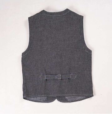 GZ-SLVT-CRS Shawl Collar Vest (Cross Sashiko),, small image number 1