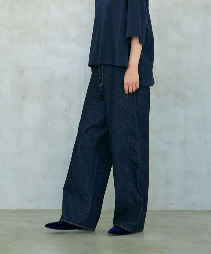 STPT6003 11.5oz PANEL JEANS【WOMEN'S】,INDIGO, medium image number 1