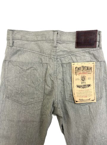 ONI246-MOKU 11oz Mixed Gray Denim Neat Straight,, small image number 3