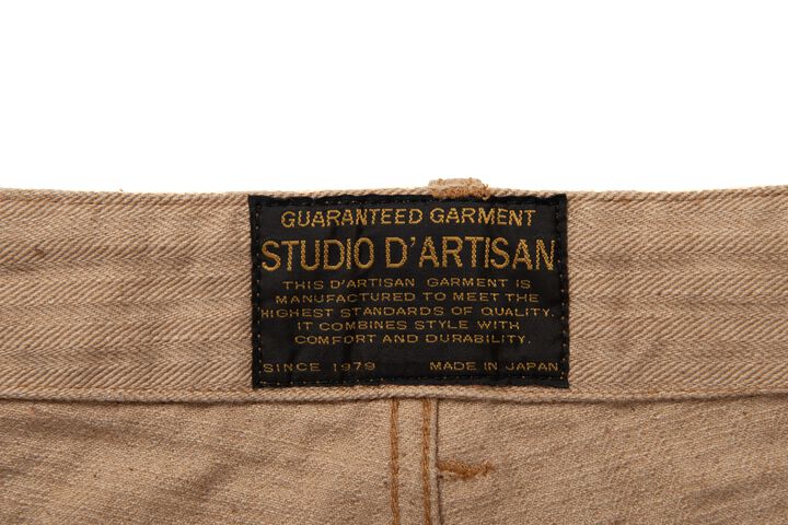 【Pre-Order】1917 12oz FOX COTTON Baker Pants Regular Straight,BROWN, medium image number 4