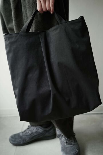 CAP709AC High Density Milcloth / Tuck Tote (BLACK),BLACK, small image number 5