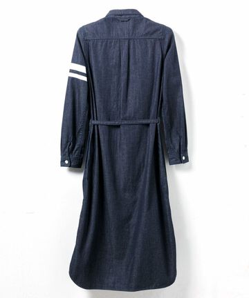 MZOP0104 8 ounces Going to Battle Label denim dress,, small image number 1