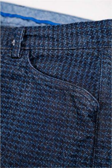 GZ-EDTR Embossed Denim Trouser,CHECK, small image number 5