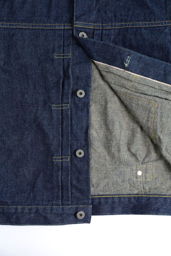 ONI-01507-Ishikawadai 15oz Ishikawa-dai Denim 1st type Jacket-One Wash-42,, medium image number 5