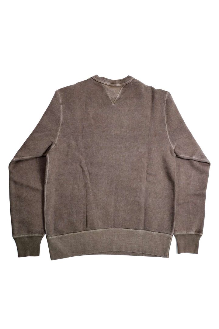BR-3000PG "STANDARD" COZUN V-GUSSET SWEATSHIRT PIGMENT DYE,BROWN, medium image number 1