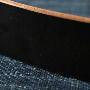 BW-0204 N&J Chromexcel Leather Belt,BLACK, small image number 4