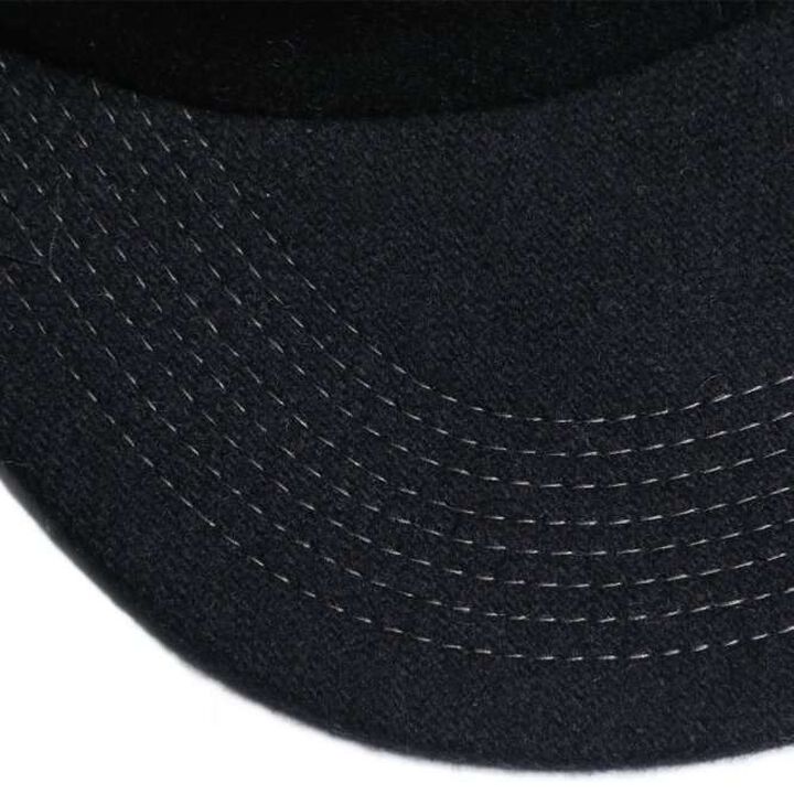 TR24AW-705 Atelier Logo Wool Ball Cap (BLACK, GRAY, SAND),GRAY, medium image number 4