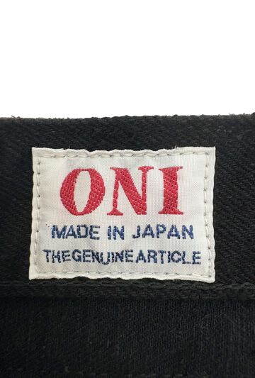 ONI222CCD-BKBK 15oz Crushed Concrete Denim Black x Black Kabuki Selvedge Super Wide Straight,, small image number 11