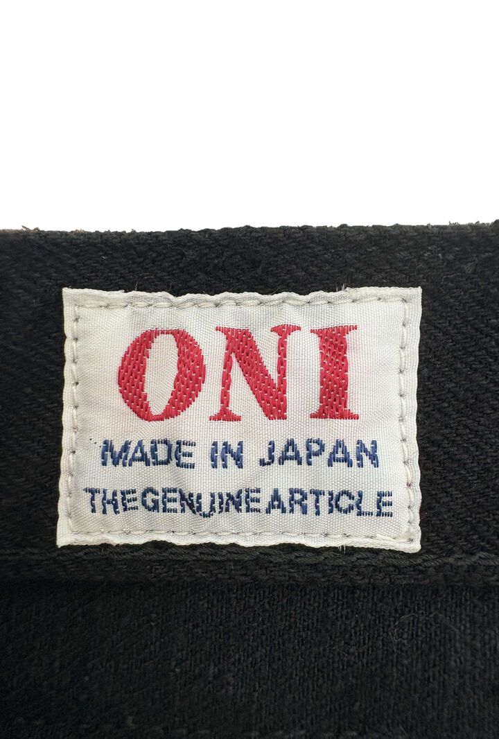 ONI222CCD-BKBK 15oz Crushed Concrete Denim Black x Black Kabuki Selvedge  Super Wide Straight,, medium image number 11