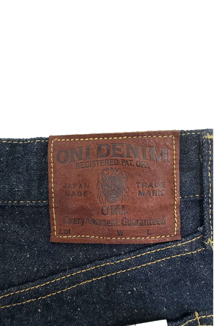 ONI246CCD-GOLV 15oz Crushed Concrete Denim Weft: Grayish Olive Kabuki Selvedge Neat Straight,, medium image number 7