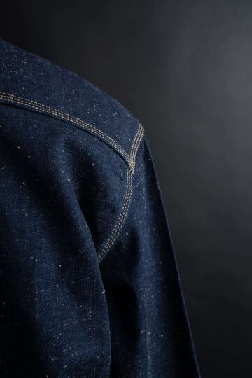 MS005E (001) 10oz SELVADGE DENIM WORK SHIRTS,, small image number 8