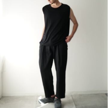 【CAPERTICA】CAP706CS29 Washable Wool Tank Top-EBONY-1,EBONY, small image number 26