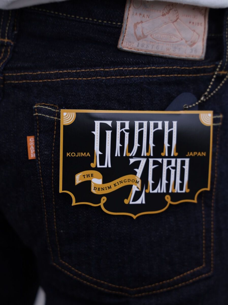 GZ-16ST-01OW 16oz Hickory jeans straight(One washed)