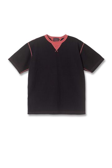 【Pre-Order】8237 Bengara-dyed Indigo T-Shirts,RED, small image number 0