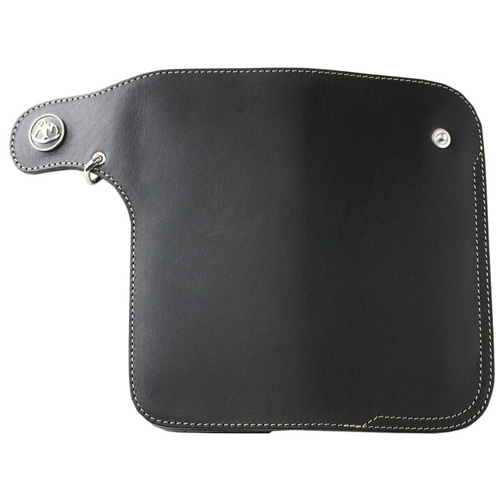 PAILOT RIVER PR-CW02-RG (REDMOON) Long Wallet PR-CW02-RG (Oil Leather Black
 Oil Leather Red Brown
 Oil Leather Dark Brown
 Saddle Leather Natural),OIL LEATHER BLACK, medium image number 7