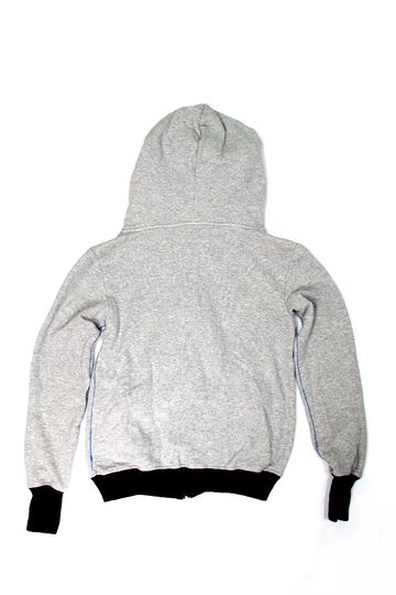 ZU2005O Loop wheeled Tsuri-ami grey 'ZUIEN' hoodie-XL,, small image number 6