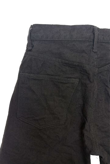 ONI222CCD-BKBK 15oz Crushed Concrete Denim Black x Black Kabuki Selvedge Super Wide Straight,, small image number 3