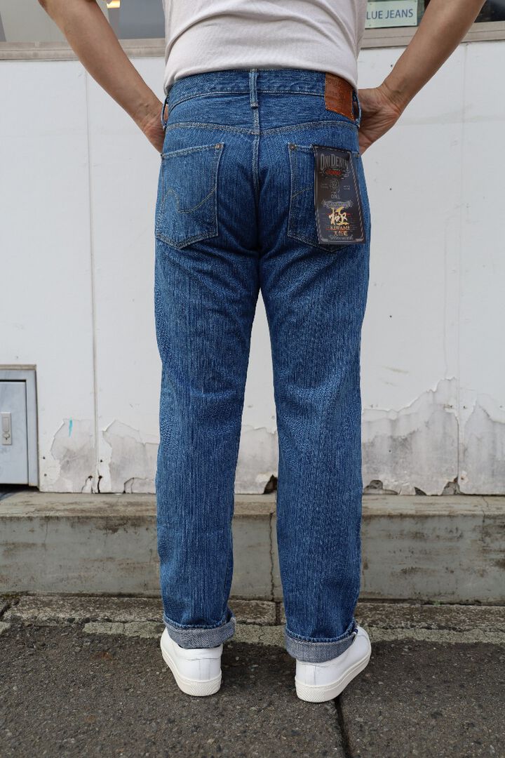 ONI-510-SHMKIWAMI-BO 16oz Natural Indigo Rope Dyed Denim Biological Fade Processing Semi-Handmade Straight-One Washed-29,, medium image number 10