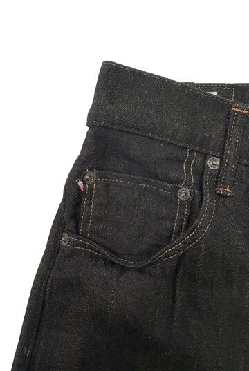 ONI222-BKOL 12oz Black x Olive Denim Super Wide Straight,, small image number 2