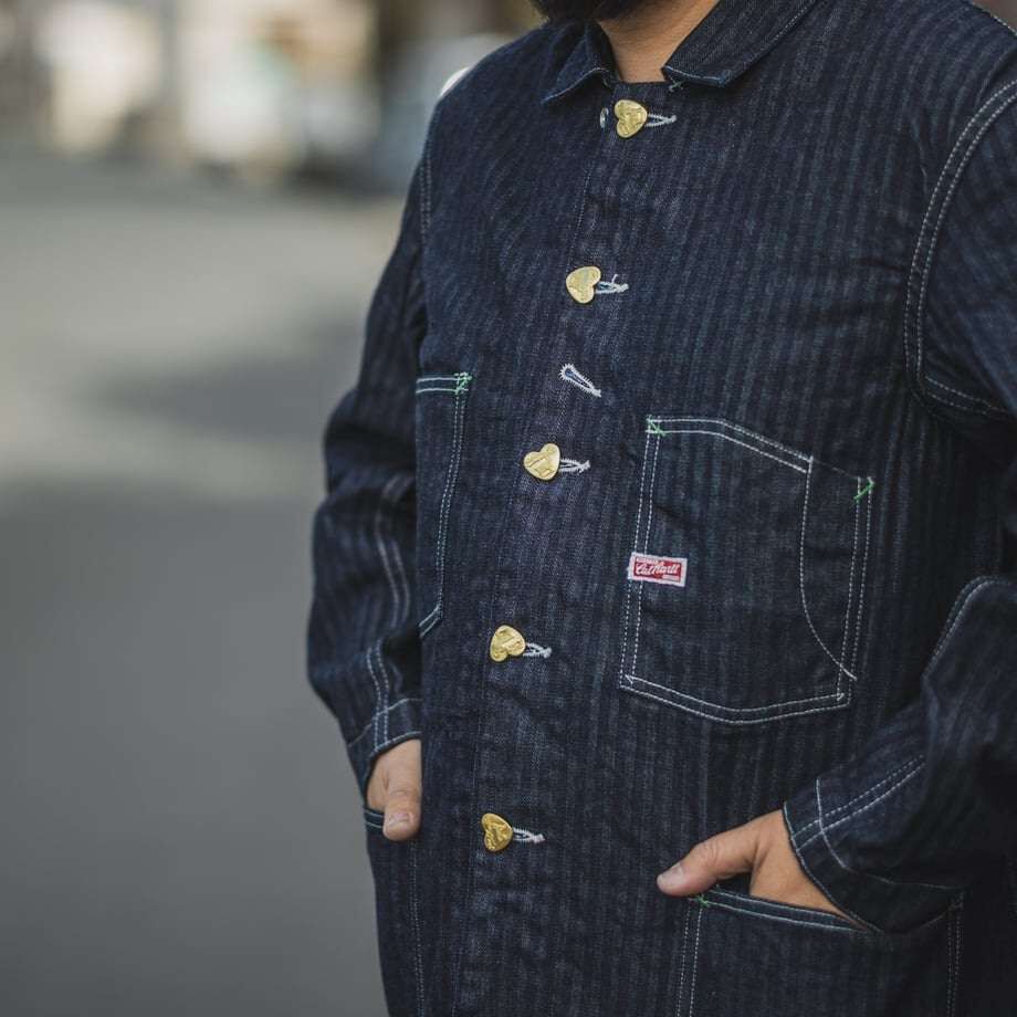 DENIMIO | TCB 10oz Cathartt Chore Coat Denim Herringbone