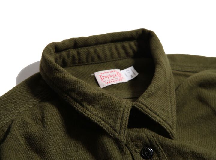 TR21AW-403 Machine Age Flannel Shirts-MUSTARD-L,MUSTARD, medium image number 3