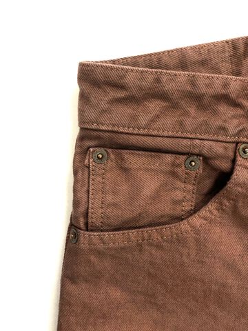 JBAG1370 13.5oz Selvedge ID KAKISHIBU Garment dye STRAIGHT,, small image number 6