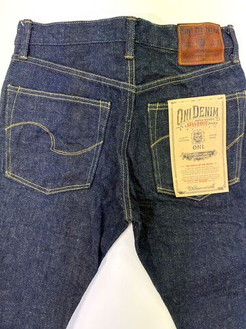 ONI246ZR-KAB 20oz Secret Denim Neat Straight Kabuki Selvedge,, small image number 2