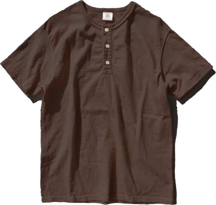 SJST-SC02 "Samurai Cotton Project" Henley Neck T-Shirt,LIGHT KURI, medium image number 17