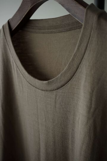 【CAPERTICA】CAP708CS02 Super140s Washable Wool Jersey / S140 Wool Tee,MIDNIGHT, small image number 10