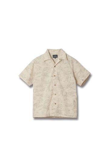 【Pre-Order】5736 Choju Open-Collar Shirts,IVORY, small image number 0