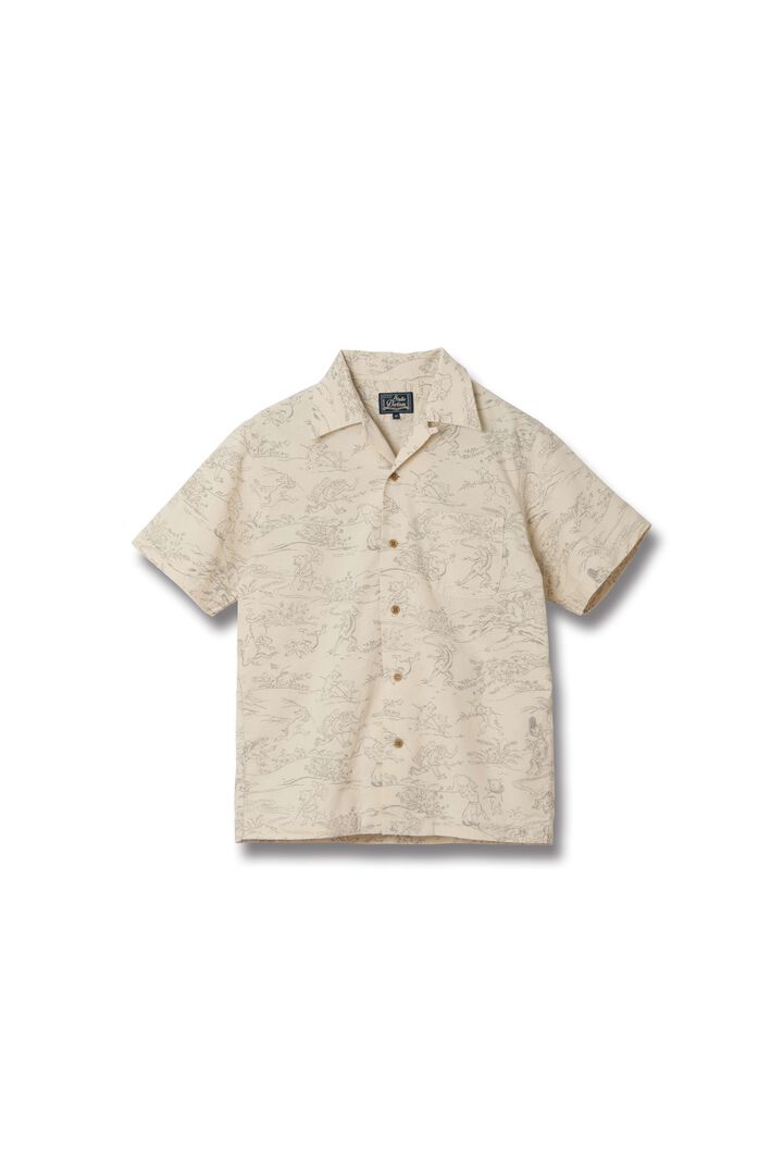 【Pre-Order】5736 Choju Open-Collar Shirts,, medium