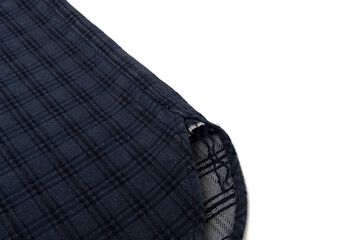 5734 13.0oz Jacquard Check Shirts,NAVY, small image number 3