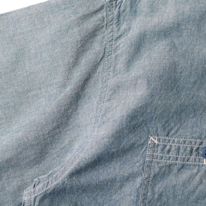 BR-25340 NAVAL SHIRTS PT,LIGHT INDIGO, medium image number 11
