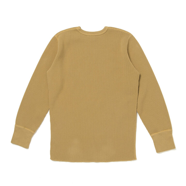9936 Heavy thermal long-sleeved T-shirt-YELLOW-L,YELLOW, medium image number 7