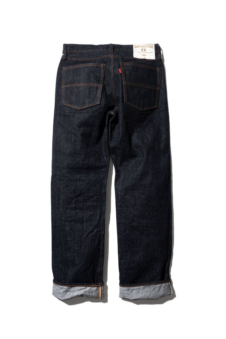M1803 (001) 17oz Heavy Gauge Jeans / Straight-One Wash-29,, medium image number 3