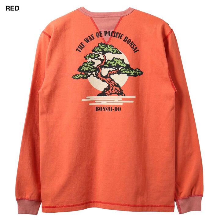BR-26359 COZUN "BONSAI" LONG SLEEVE GUSSET-T (7COLORS),RED, medium image number 0
