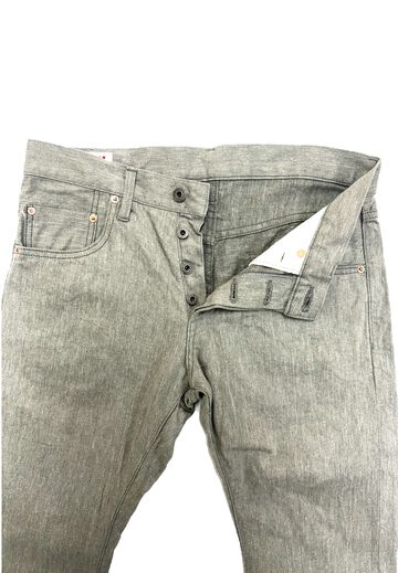 ONI622-MOKU 11oz Mixed Gray Denim Relax Tapered,, small image number 1