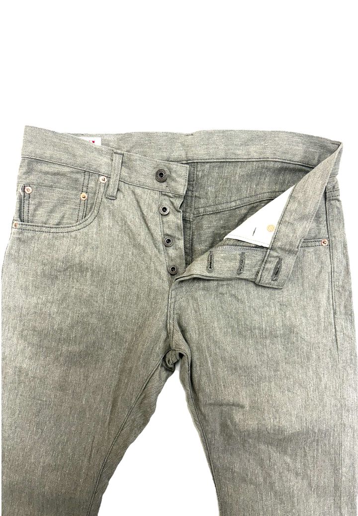 ONI622-MOKU 11oz Mixed Gray Denim Relax Tapered,, medium image number 1