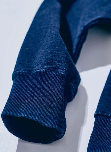 SIS25-102 Kakishibu Indigo Sweat Zip-Up Hoody,, small image number 5